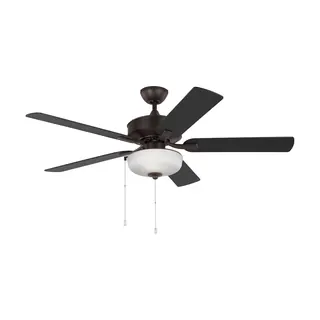 Linden Outdoor 52" LED Ceiling Fan, Bronze