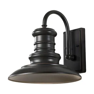 Redding Station 12" Wall Lantern, Restoration Bronze