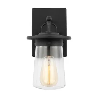 Tybee 12" Lantern, Textured Black