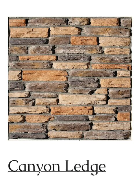 Canyon Ledge stone veneer pattern sample