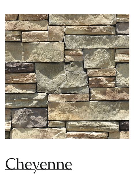 Cheyenne stone veneer pattern sample